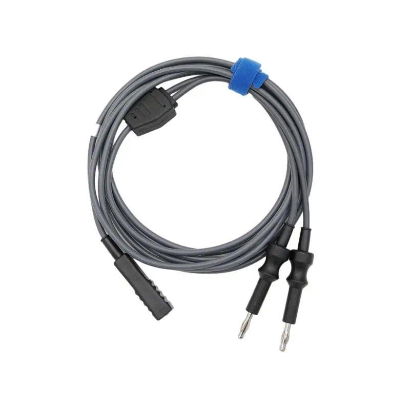 【QJ】FOR IEC Bipolar forceps use Silicone Cable Reusable Bipolar Tweezers Adapter Cable Autoclavable