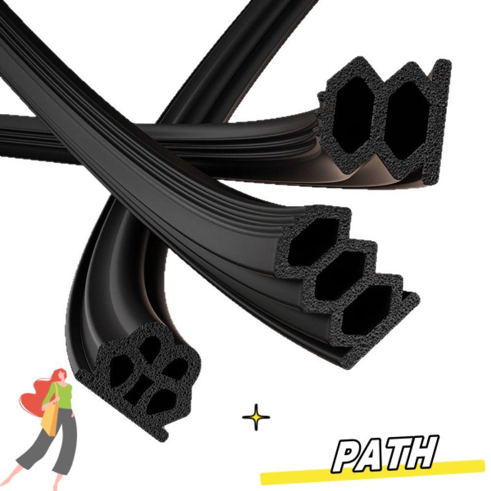 PATH แถบปิดผนึกประตู, 5 ชั้น Cuttable Weatherstrip, ยืดหยุ่นกันกระแทก Self-Adhesive EPDM Gap Seal เท