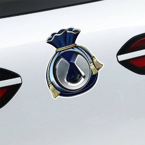 New Product#Money bag sticker for Denza car LOGO Sticker N8L Logo money bag Z9GT Car logo coin bag f
