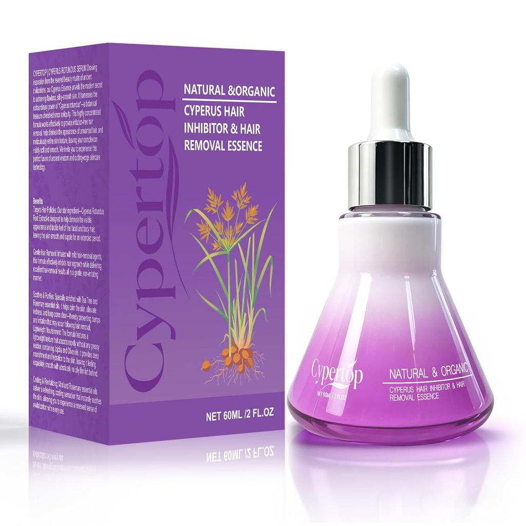 Cyperus Rotundus Oil Serum - น้ํามันกําจัดขนและยับยั้งสําหรับผู้หญิง | Cyprus Rotundus Oil for Face 
