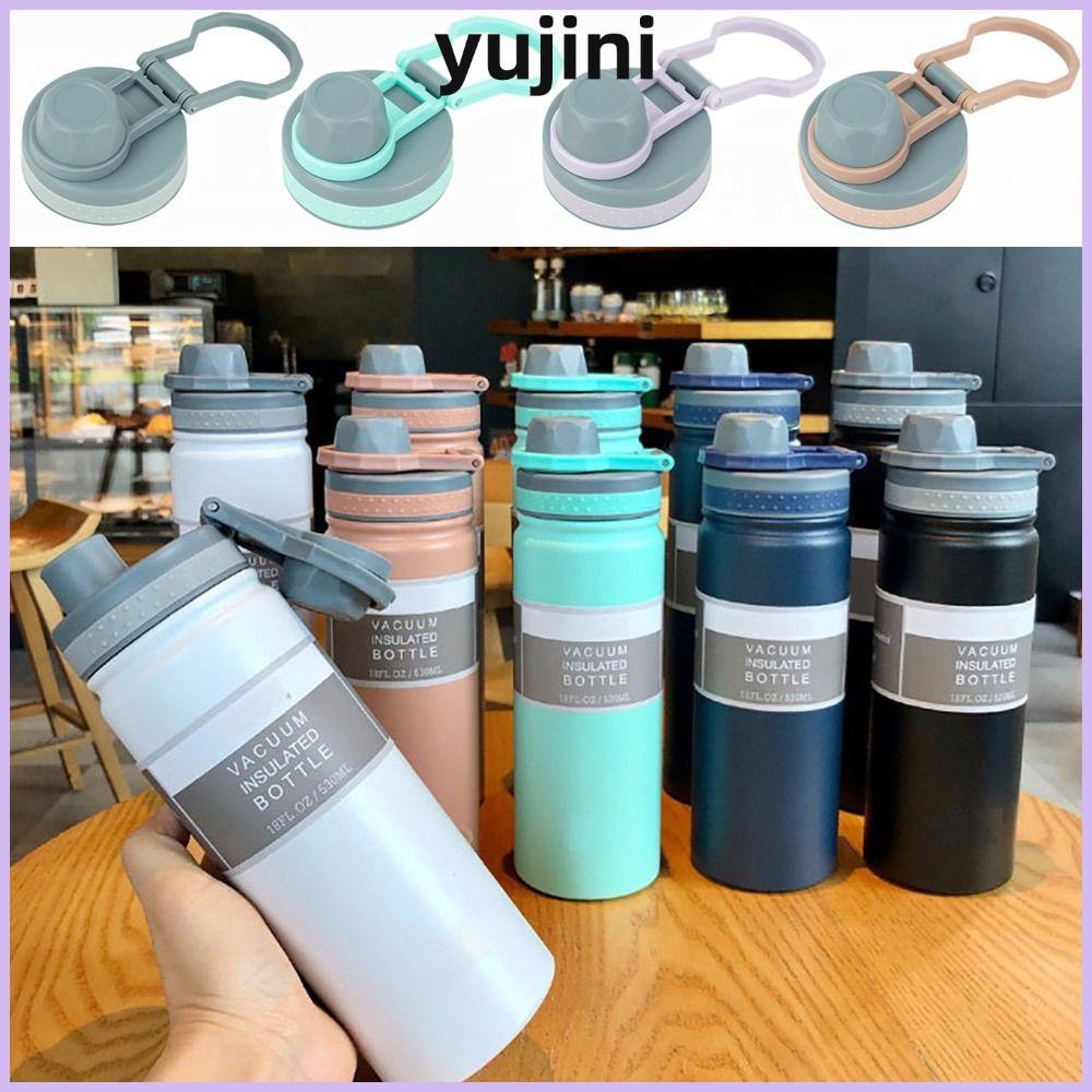 YUJINI 1 ชิ้นถ้วย, 530 ml/750 ml Splash Proof ขวด,หลากสี TS-8706B/TS-8709B PVC ซีลแหวนซีลฝาปิดสําหรั