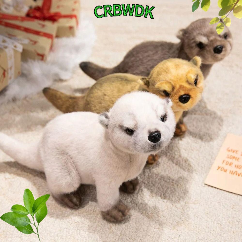 CRBWDK Otter ตุ๊กตาตุ๊กตา, 38 ซม.ตุ๊กตา Otter ตุ๊กตา, ประณีตโกหกจําลอง Otter Plush ของเล่นเด็ก Play
