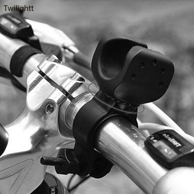WILI จักรยานส้อม Mount ไฟหน้าวงเล็บ Handlebars ผู้ถือไฟฉาย 360 องศาหมุนไฟฉายวงเล็บสําหรับ Bi