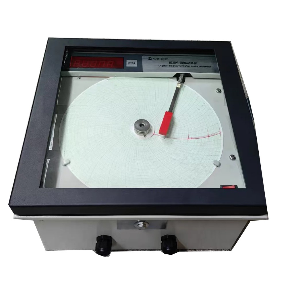 IIVC ออกแบบใหม่ 1 ปากกา Tech Paper Chart Recorder สําหรับความดันอุณหภูมิความดันเครื่องบันทึกแผนภูมิค