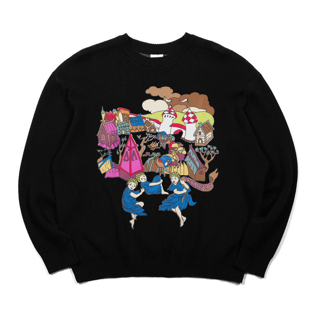 Kavya Black Thanksinsomnia Sweater
