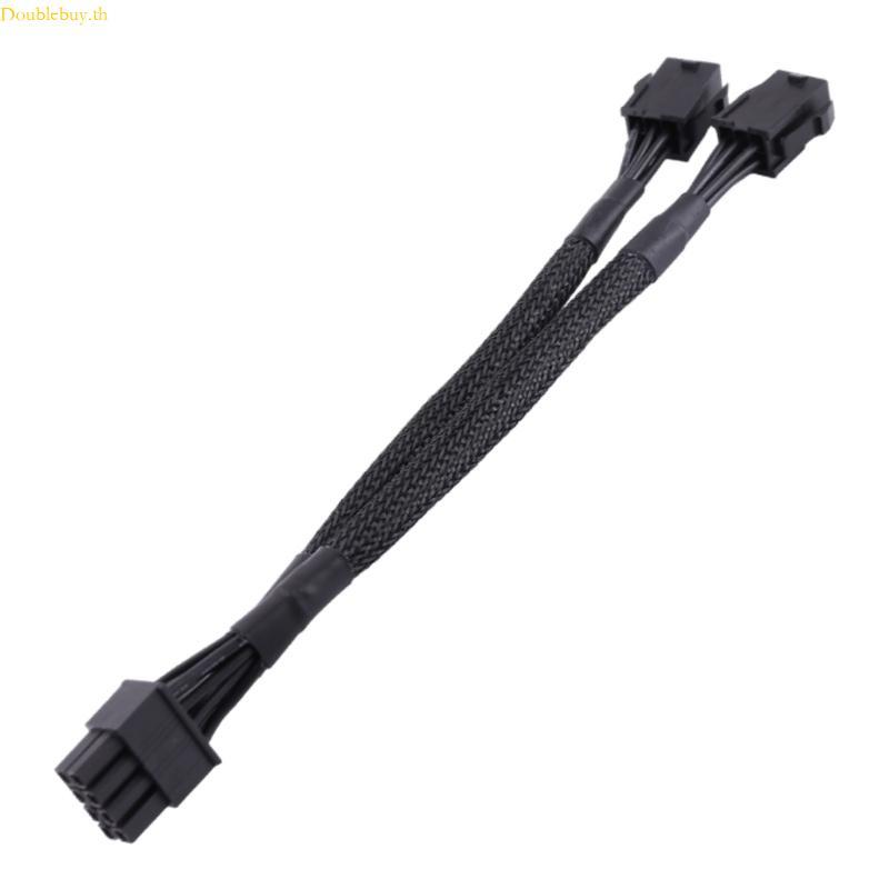 Doublebuy 18AWG 6-Pin to 8-Pin สายแปลง PCIe Splitter Connector สําหรับกราฟิกการ์ด