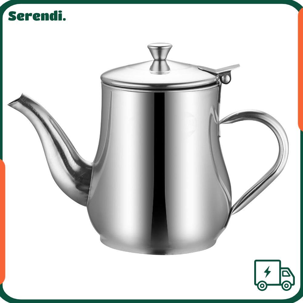 เครื่องจ่ายน้ํามันมะกอก SERENDI, 201 สแตนเลส 13oz/18oz/24oz ขวดจ่ายน้ํามัน, ขวดจ่ายน้ําส้มสายชูที่ทน