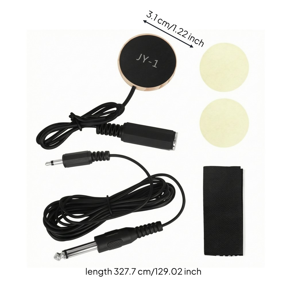กีต้าร์โปร่ง Soundhole Pickup กีต้าร์โปร่งแบบมีสาย Pickup อุปกรณ์เสริมการตอบสนองความถี่กว้าง Pickup 