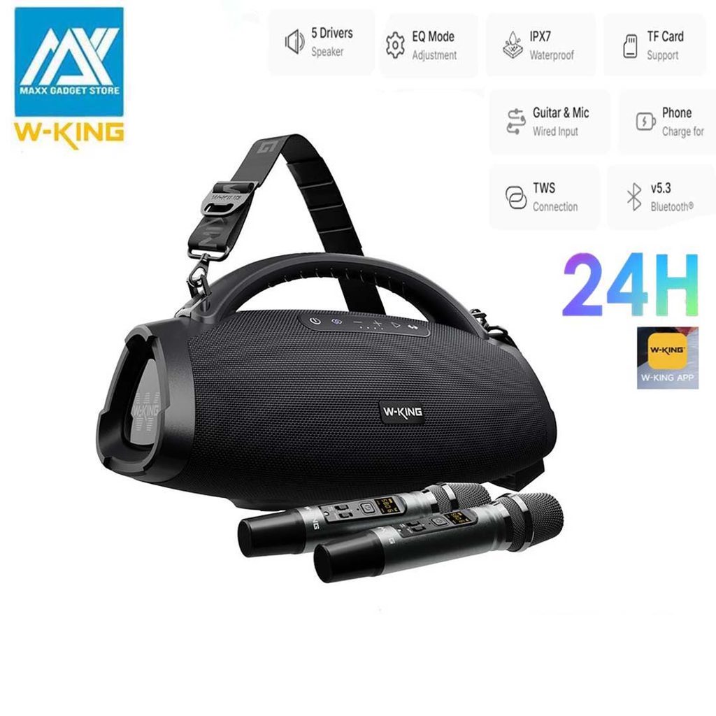 W-KING X2OS/D20S 140W RMS Loud ลําโพงบลูทูธพกพาสําหรับ Outdoor & Party