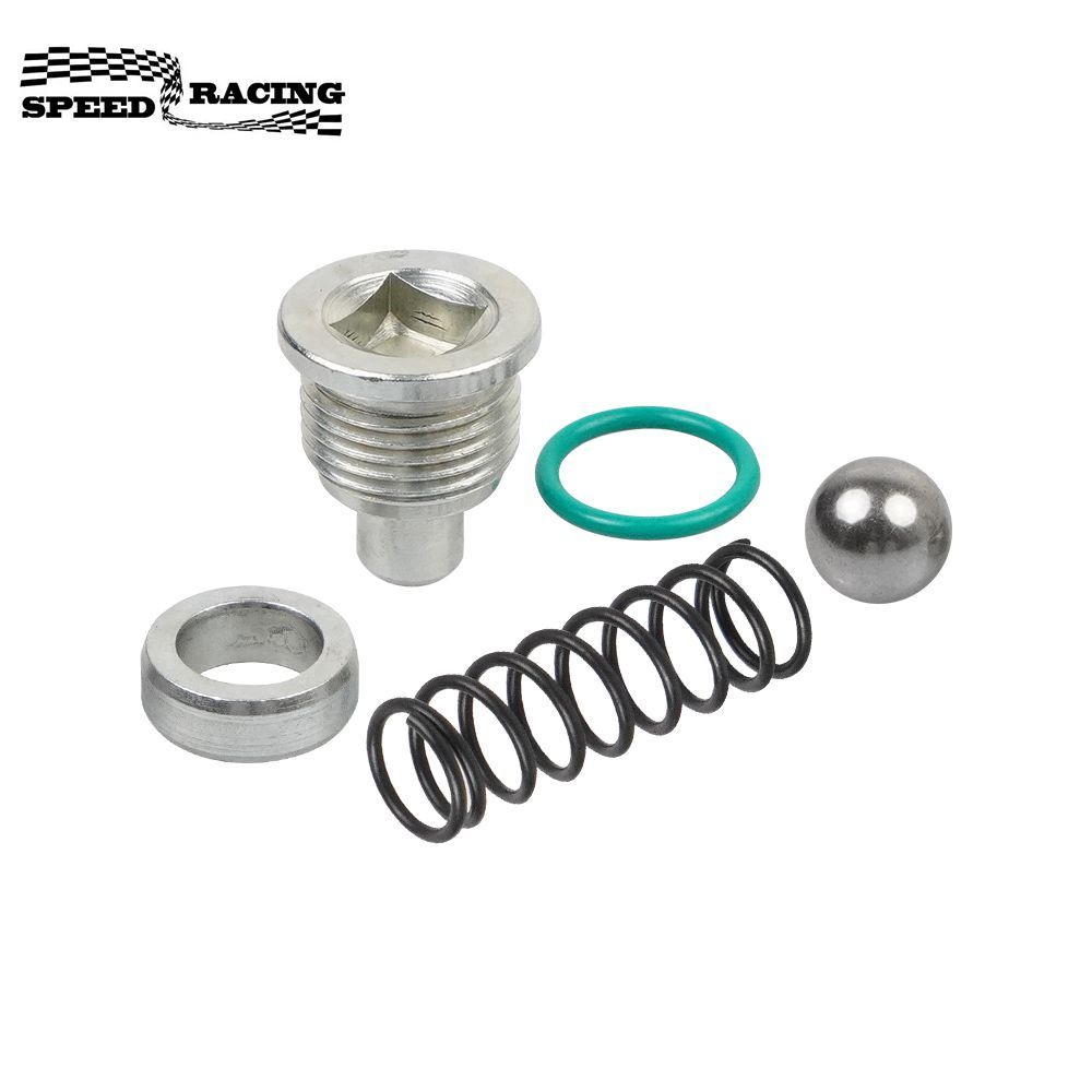 ความเร็ว F4TZ-6670-A F4TZ-6666-A ปั๊มน้ํามันบรรเทาวาล์ว Ball Bearing ฤดูใบไม้ผลิปลั๊กซีลสําหรับ Ford