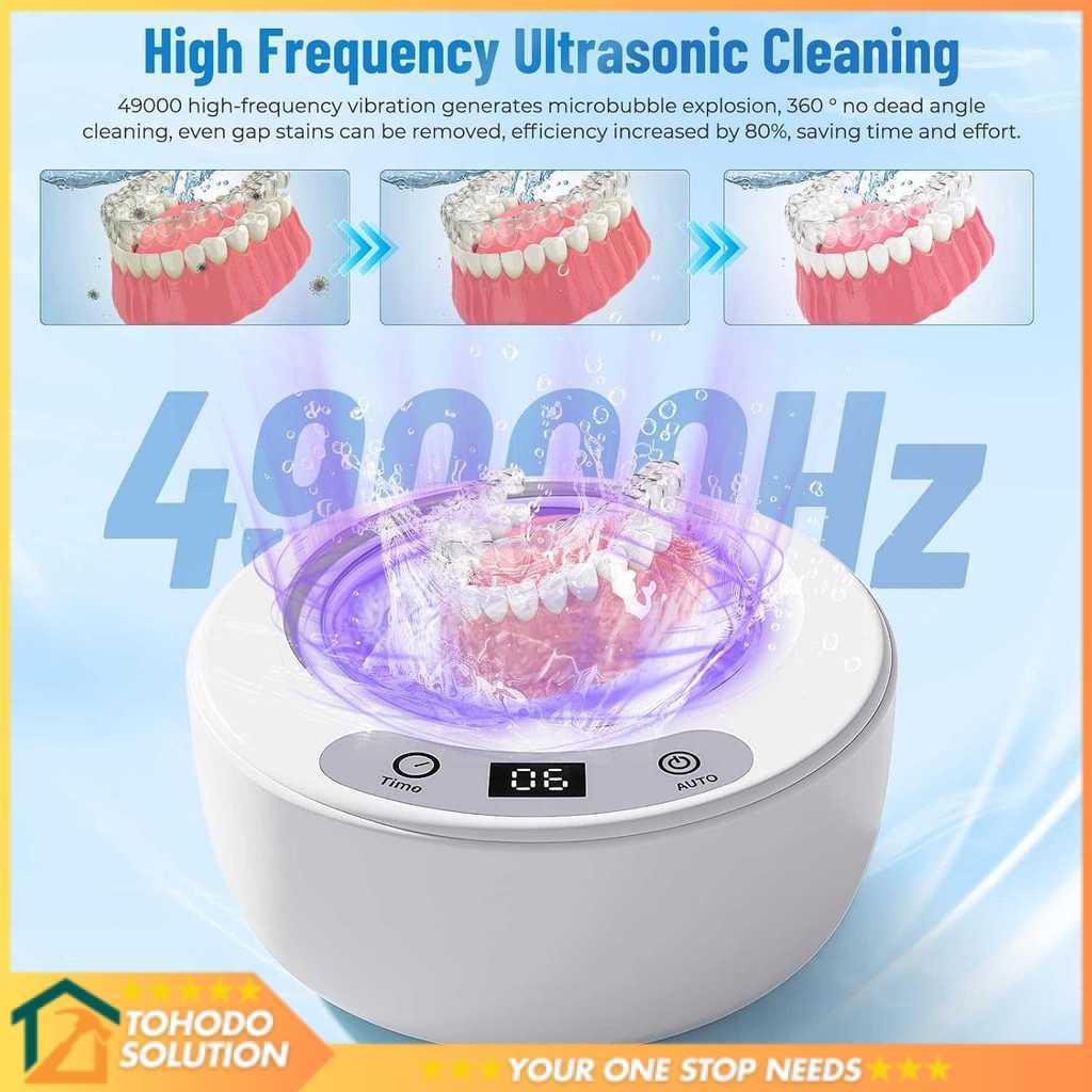 น้ํายาทําความสะอาดเครื่องประดับอัลตราโซนิก 49kHz 180ml - X88