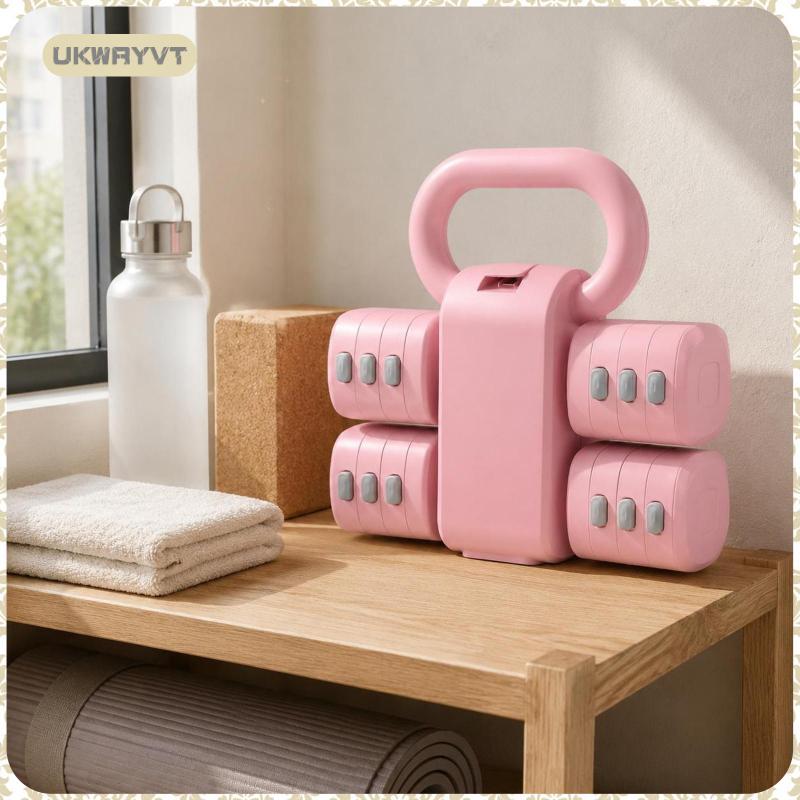 [ukwryvt] Dumbbell Barbell Kettlebell Set Easy Disassembly Convertible Weight Set Adjustable Kettleb
