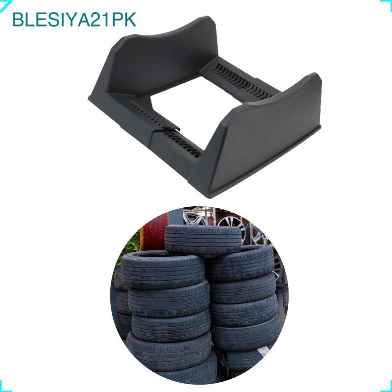 [blesiya21pk] ขาตั้งจอแสดงผลล้อสําหรับงานหนักพลาสติก Tyre Storage Organiser Rack สําหรับ Auto Shop