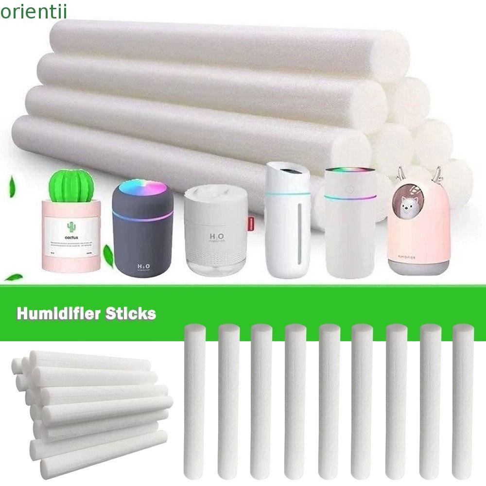 ORIENMY 50PCS Humidifier Sticks, อัลตราโซนิก 8 มม.ขนาดกรอง Sticks,อะไหล่ฟองน้ํา Stick วัสดุผ้าฝ้าย S