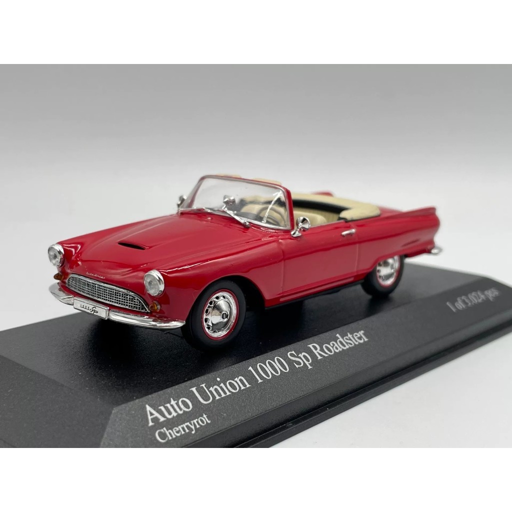 [คลังสินค้าพร้อม] 1/43 Mini Cut Auto Union 1,000 SP Out of Print Old Car, Full Number.Rash, Scratch 
