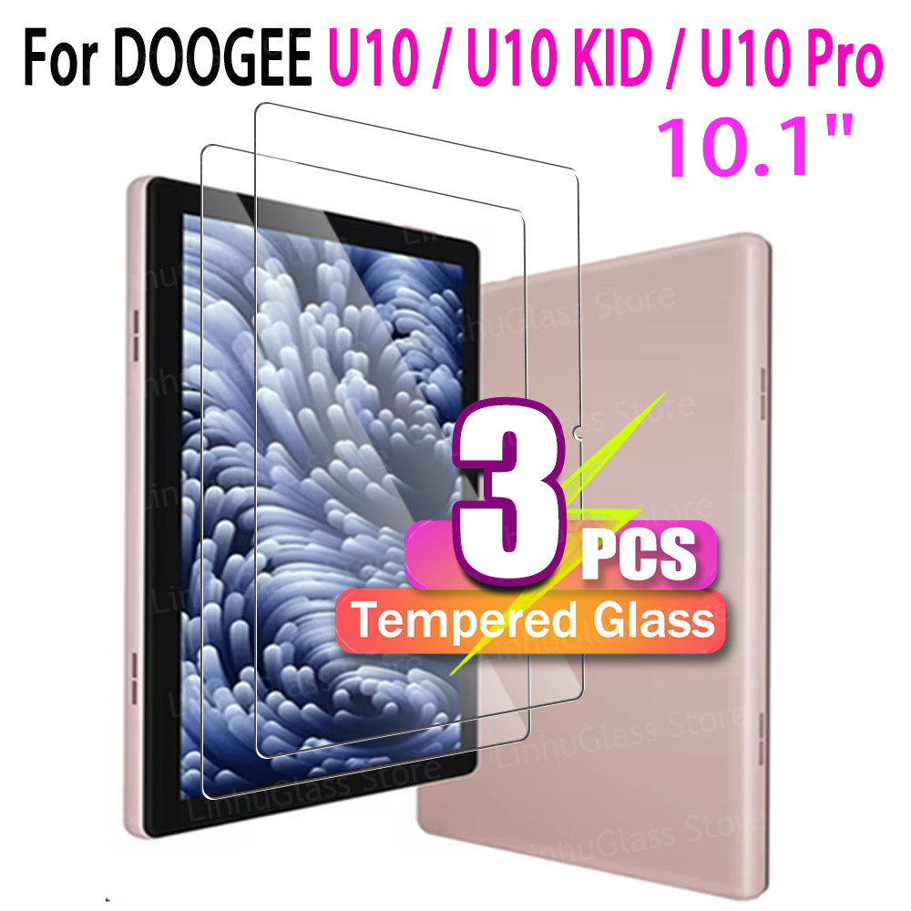 1‐3 ชิ้นป้องกันหน้าจอสําหรับ Doogee U9 U13 U12 U11 U10 2025 pro แท็บเล็ตกระจกนิรภัยป้องกันฟิล์มสําหร