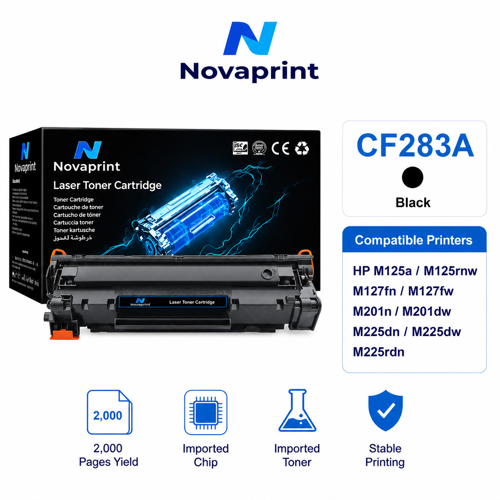 ตลับหมึกที่รองรับ 283A CF283A CF283A CF283A CRG337A อะไหล่เครื่องพิมพ์สำหรับ HP LaserJet Pro MFP M12