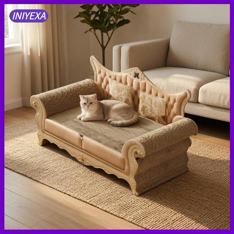[Iniyexa] Cat Scratching Retro Sofa Basic