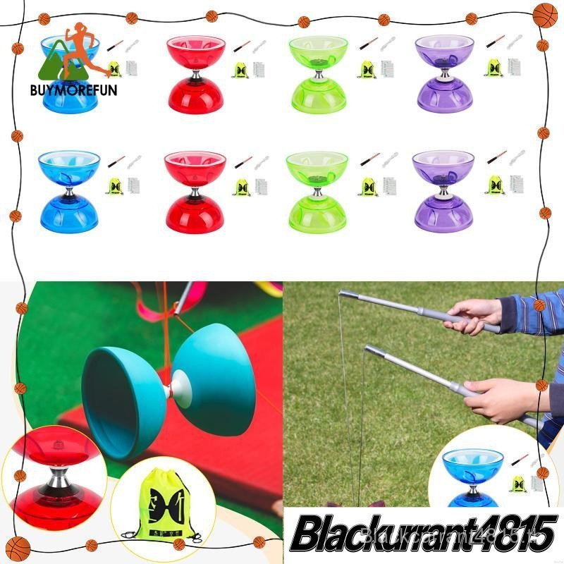 [ซื้อเพิ่มสนุก] ชุดของเล่น Diabolo China Fun Classic ของเล่นโยโย่หยอดทนทาน Triple Bearing Profession