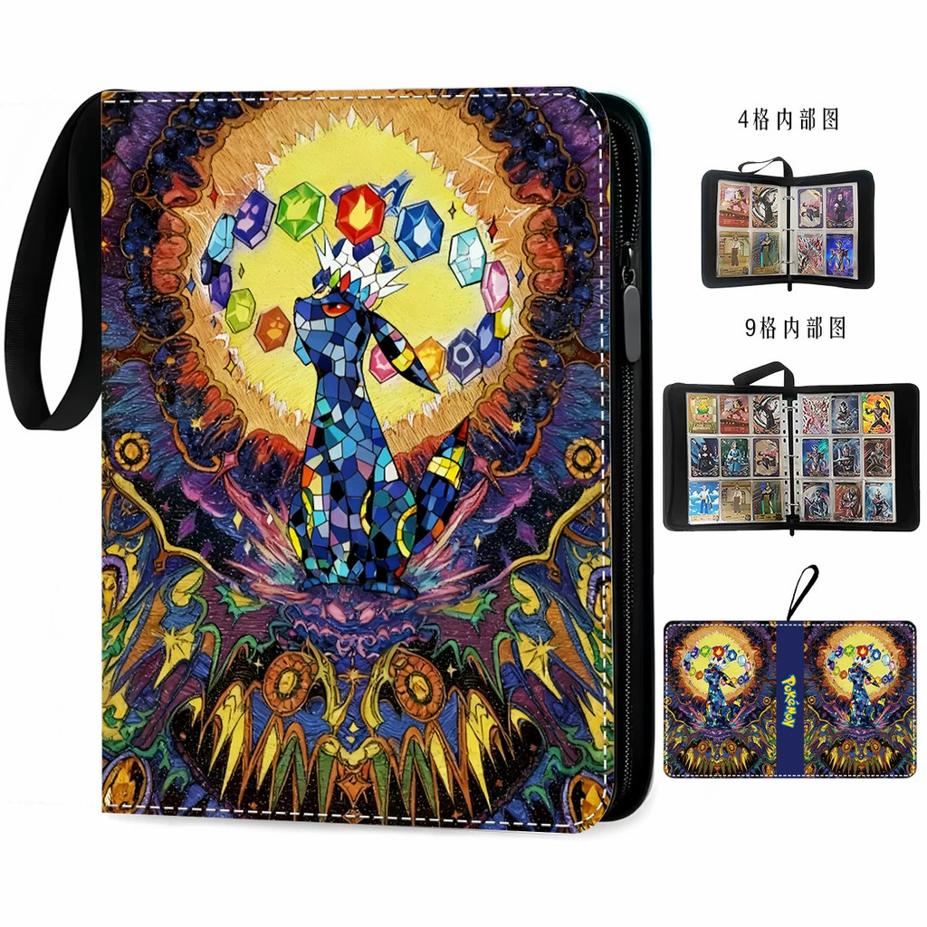 Pokémon 35PT Card Storage Book Deluxe PU Zipper Card 30th Anniversary Collection Book PTCG Card Book