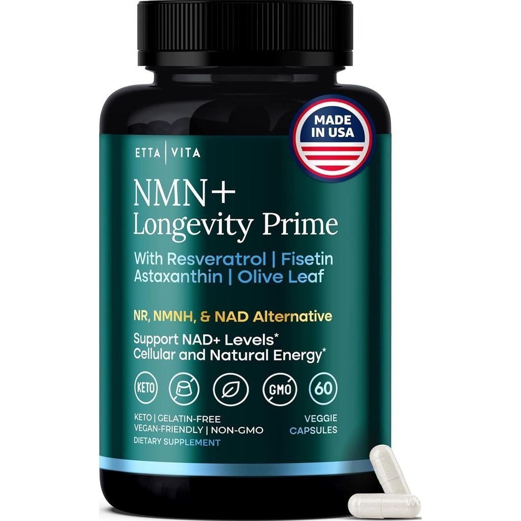 NMN(5-in-1)NAD+BoosterwithResveratrol-CellularEnergy,Focus&HealthyAgingSupportforMenandWomen-Mitocho
