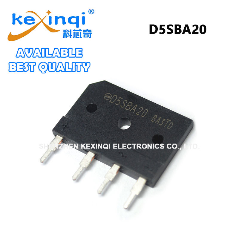 (1-5 ชิ้น) D5SBA20 Rectifier Bridge Flat Bridge Rectifier