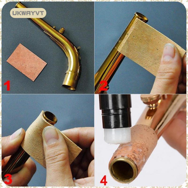 [ukwryvt] 3x Siege สําหรับ Saxo Mouthpiece Self-กาว Cork Squares สําหรับแซ็กโซโฟน Soprano