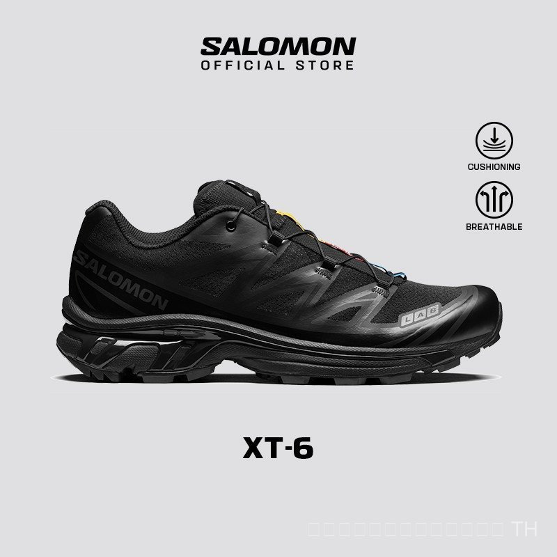 2026SALOMON XT6 Nintendo Men Women Sportstyle Shoes สกํดํ / ดํํ / Phantom L41086600 7QFJ 8Y9K