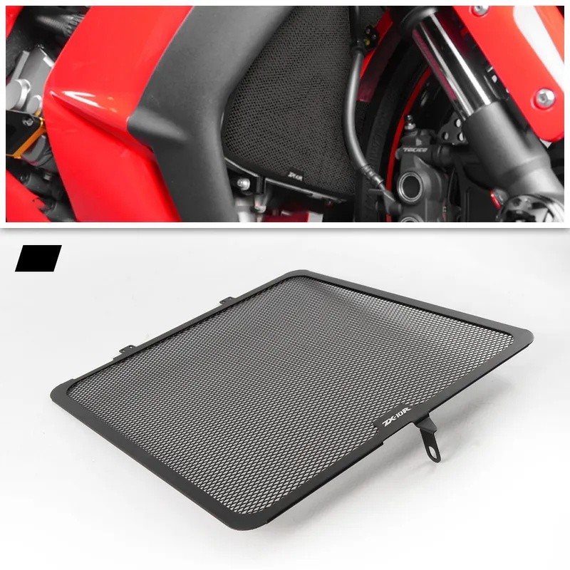 หม้อน้ํารถจักรยานยนต์ Guard Grille Protector สําหรับ Kawasaki ZX-10R ZX10R ZX 10R 2008-2020 2019 201