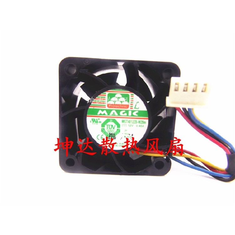 Yongli MAGIC MGT4012ZB-W28 4028 12V 0.40A พัดลม 4 ซม. KZ4028B012S