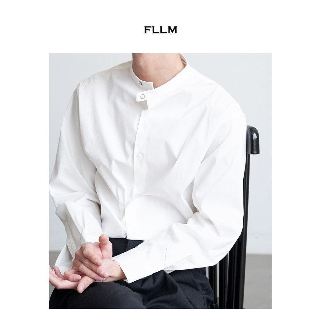 Fllm เสื้อคอกลมเล็ก Satisfy Visual Lines