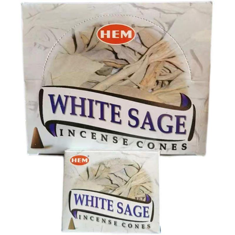 Indian Hem Magic Tower ธูป White Sage White Sage Purifying Space พิธีธูป 9-3t