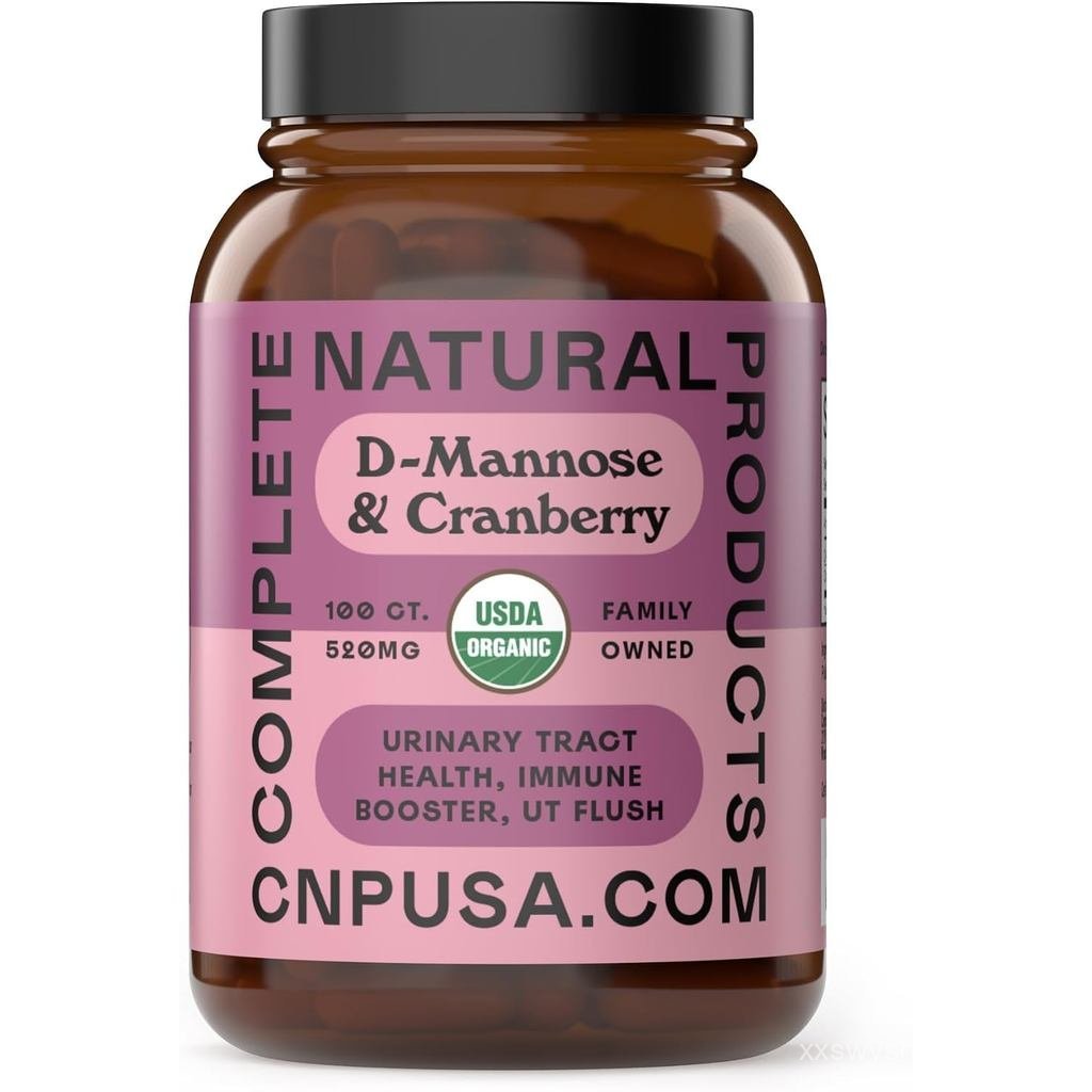 ซีเอ็นพี | D Mannose Cranberry Capsules 520mg - UT Support, เครื่องช่วยหายใจเพื่อสุขภาพ