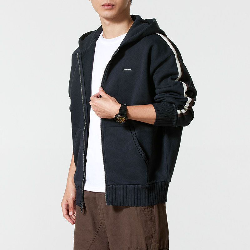ใบนําโชค|Under Armour Mens Sportswear Running Fitness Retro Hooded Cardigan Jacket Jacket6003937