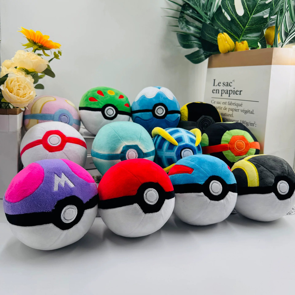 12cm Poké Ball Master Ball Dark Ball Premium Ball Ultimate Ball ลูกบอลแปลกเพื่อนลูกบอลดําน้ําของเล่น