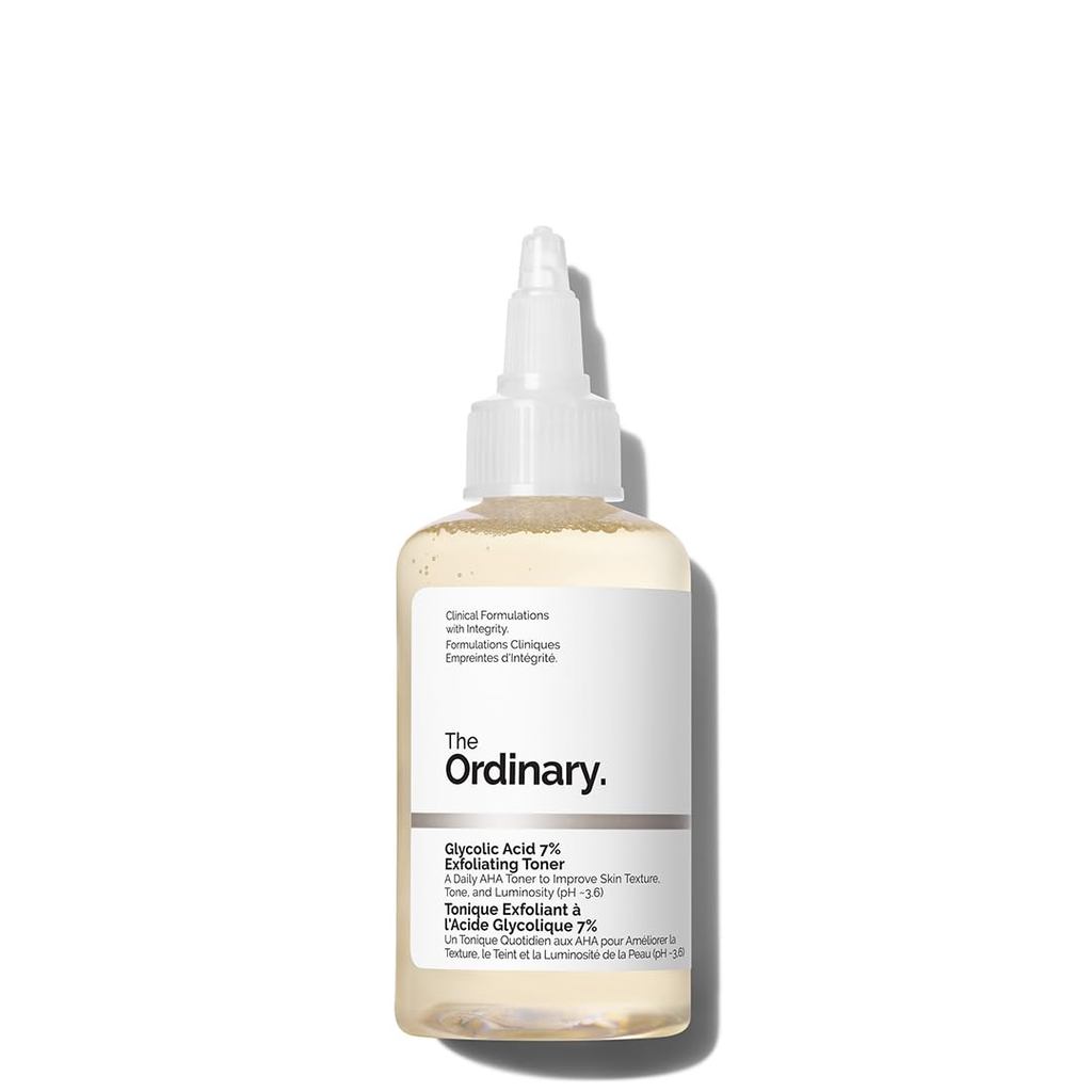 The Ordinary Glycolic Acid 7% Exfoliating Toner, Brightening และoothing Daily Toner for More Even-LH