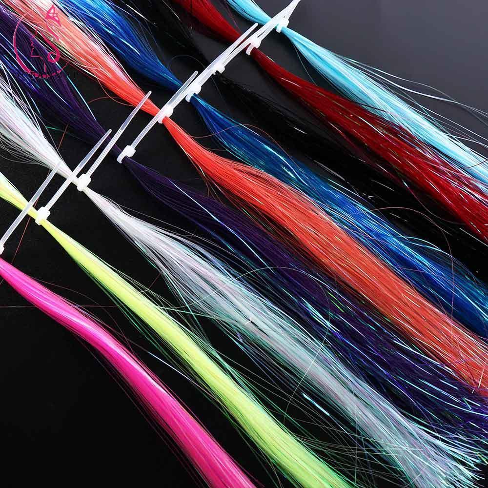 OCEANMAP Fly Tying Tinsel แฟลช DIY Tinsel Streamer Fly Fishing Fishing Lure Fly Tying วัสดุ