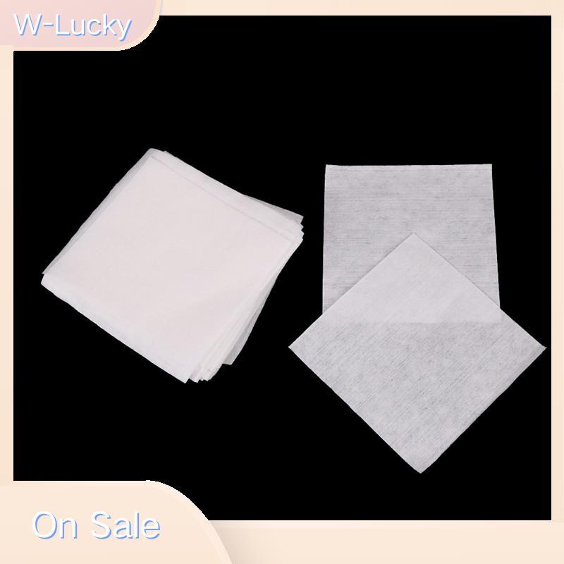 W-Lucky 50 ชิ้น Anti-static Lint-free ผ้าเช็ดทําความสะอาดฝุ่นกระดาษฝุ่นไฟเบอร์ออปติก Clean Nice