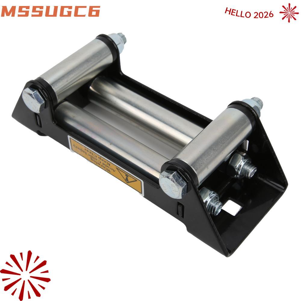 MSSUGC6 Winch Roller Fairlead,เหล็กสังกะสีชุบ Bolt รูปแบบ Universal Winch Fairlead, Universal 152 มม