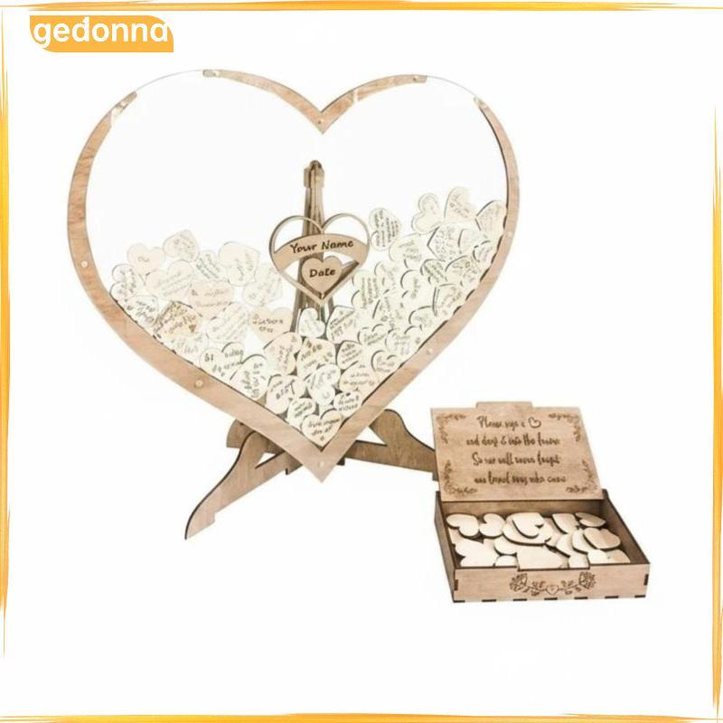 [gedonna] Wedding Heart Drop Box Romantic Heart Drop Box ปรับแต่งได้สําหรับคู่รัก