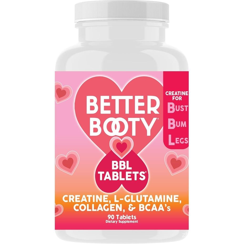 Angry s BB Creatine Monohydrate Complex BBL เม็ดสําหรับ Gains & Muscle Glute Builder สําหรับผู้หญิงท