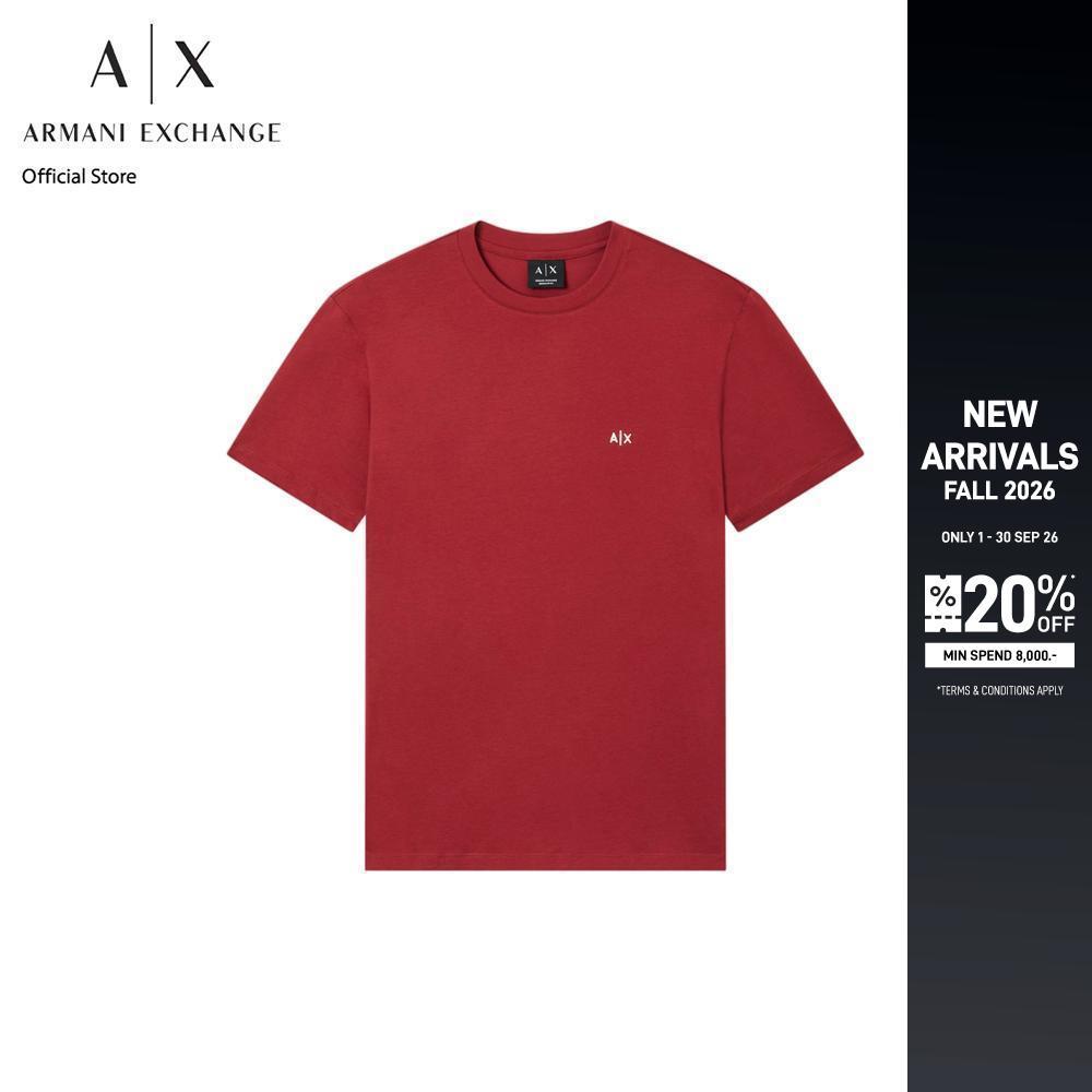 Armani Exchange เสื้อยืดผู้ชาย รุ่น XM001568-AF10358-U5101 สีแดง
