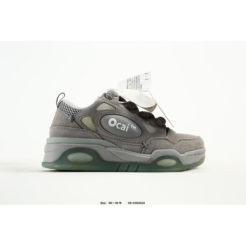 รองเท้าสเก็ตบอร์ด Ocai RETRO Daddy เกรดกีฬา วัสดุยาง Outsole