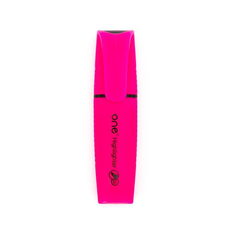 ปากกาเน้นข้อความ ONE รุ่น AH636 สีชมพู