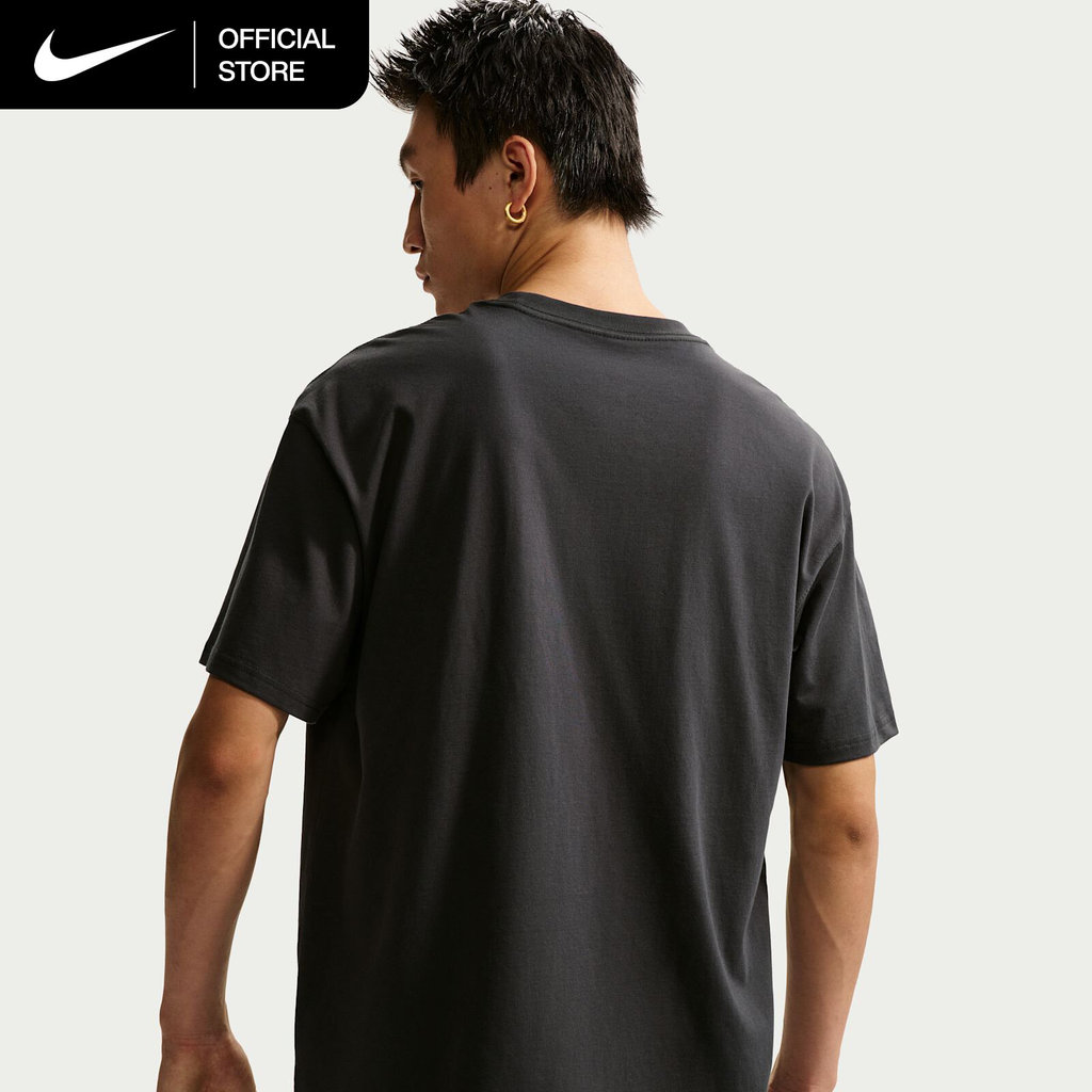 NIKE تيشيرت كرة سلة رجالي — أسود