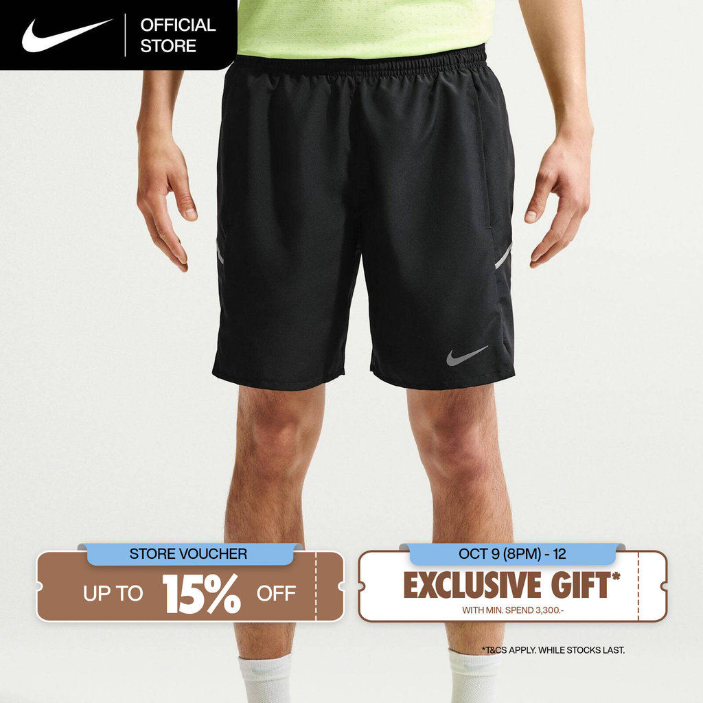 NIKE شورت جري رجالي Miler Dri-FIT ‏7 بوصة — أسود — صورة 2