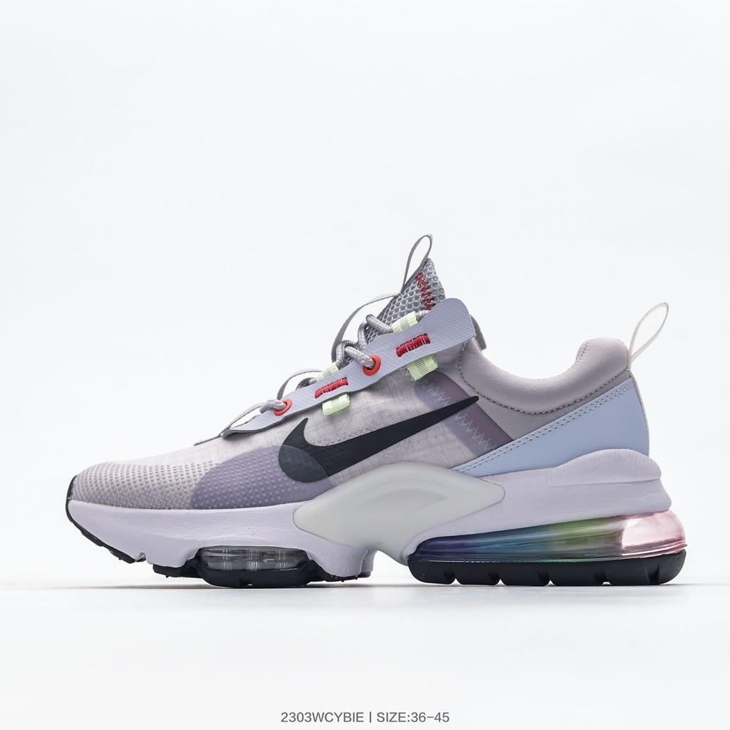 2025 NEW N&K Air Max Half Foot Air Cushion Sports Shoe Machine Wind รองเท้ารุ่นนี้ สีม่วงเข้ม Q4TW