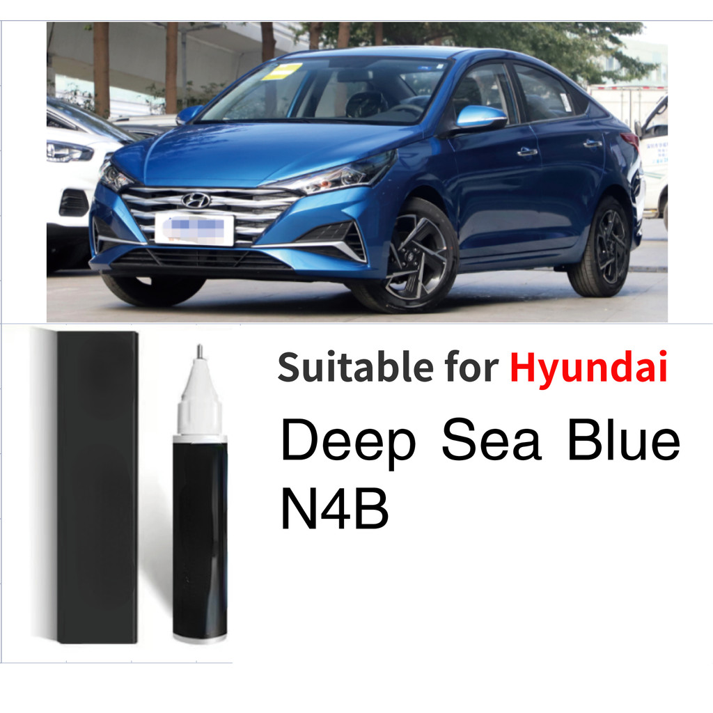 เหมาะสําหรับ Hyundai ซ่อมสีสําหรับรอยขีดข่วน Arctic Jade P3U Deep Sea Blue N4B Starry Blue XB2 PK8 Y