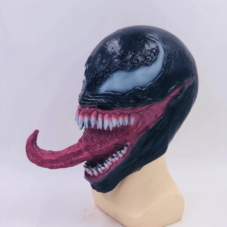 พร้อมสต็อก Fast Shipping ใหม่พร้อมสต็อก Fast Shipping ใหม่ Latex Venom 2 หน้ากากคอสเพลย์ Re-Union 4 