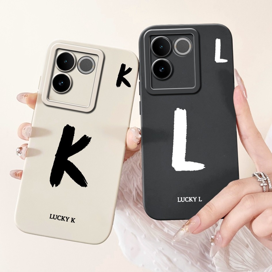 สําหรับVivo T2 Proปลอกน่ารักLuckyตัวอักษรSoft CandyซิลิโคนTPUกันกระแทกสําหรับVivo iQOO Z7 Pro S17e V